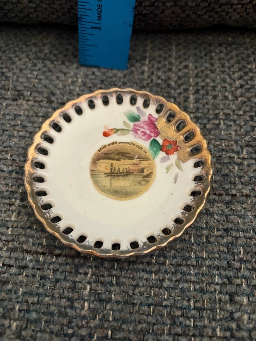 Vintage Mammoth Cave Miniature Tea Cup Souvenir